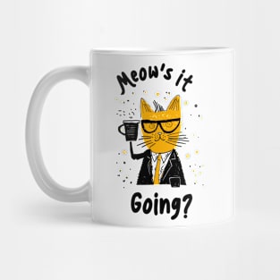 Purr-fectly Witty Meow - Funny Cat Mug